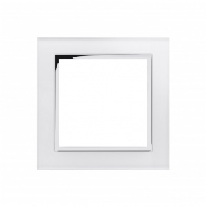 Crystal CT 1 Gang Blank Plate White
